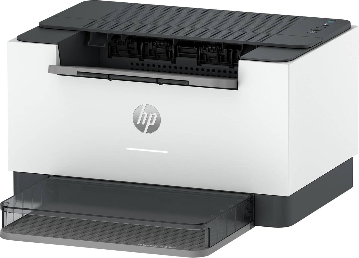 HP - LaserJet M220dw Wireless Black-and-White Compact Laser Printer, AI-Enabled - White