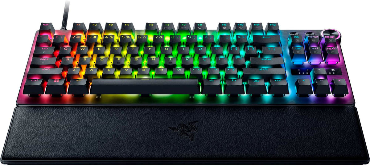 Razer - Huntsman V3 Pro TKL Wired Analog Optical Linear Switch Gaming Keyboard with Snap Tap - Black