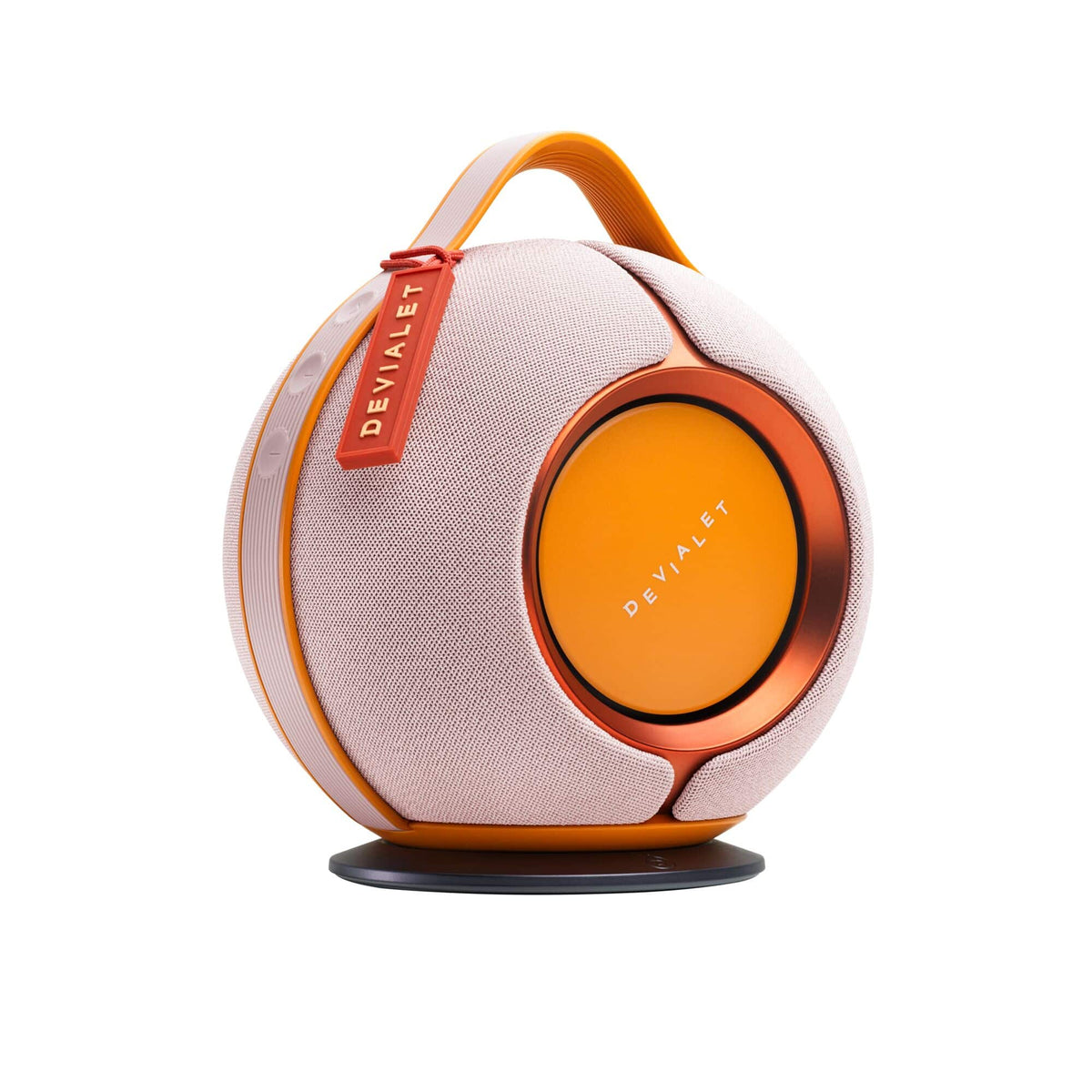 Devialet - Mania Portable Bluetooth and Wi-Fi Capability Speaker (w/Cocoon Dock) - Rose Bloom