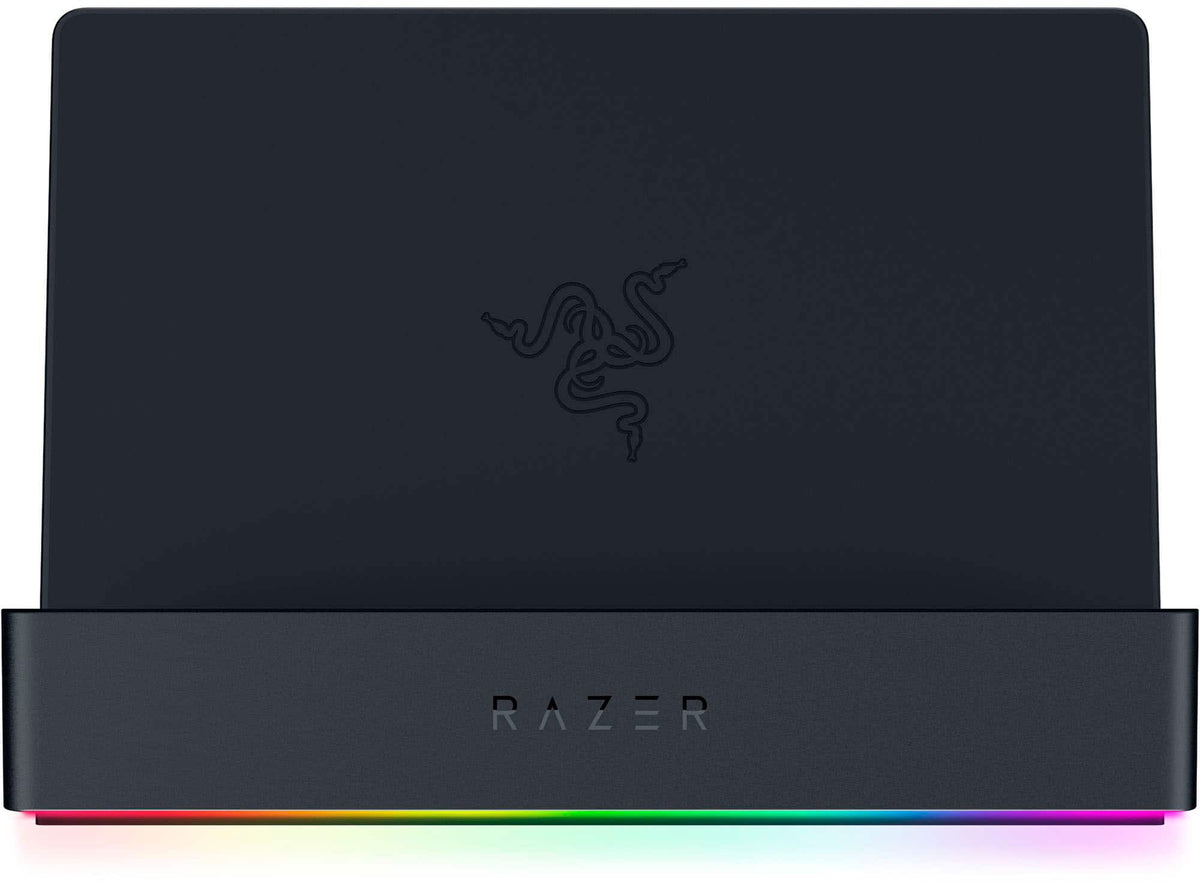 Razer - Handheld Dock Chroma with 100W Power Delivery for Mobile Gaming or Tablet Devices - Black