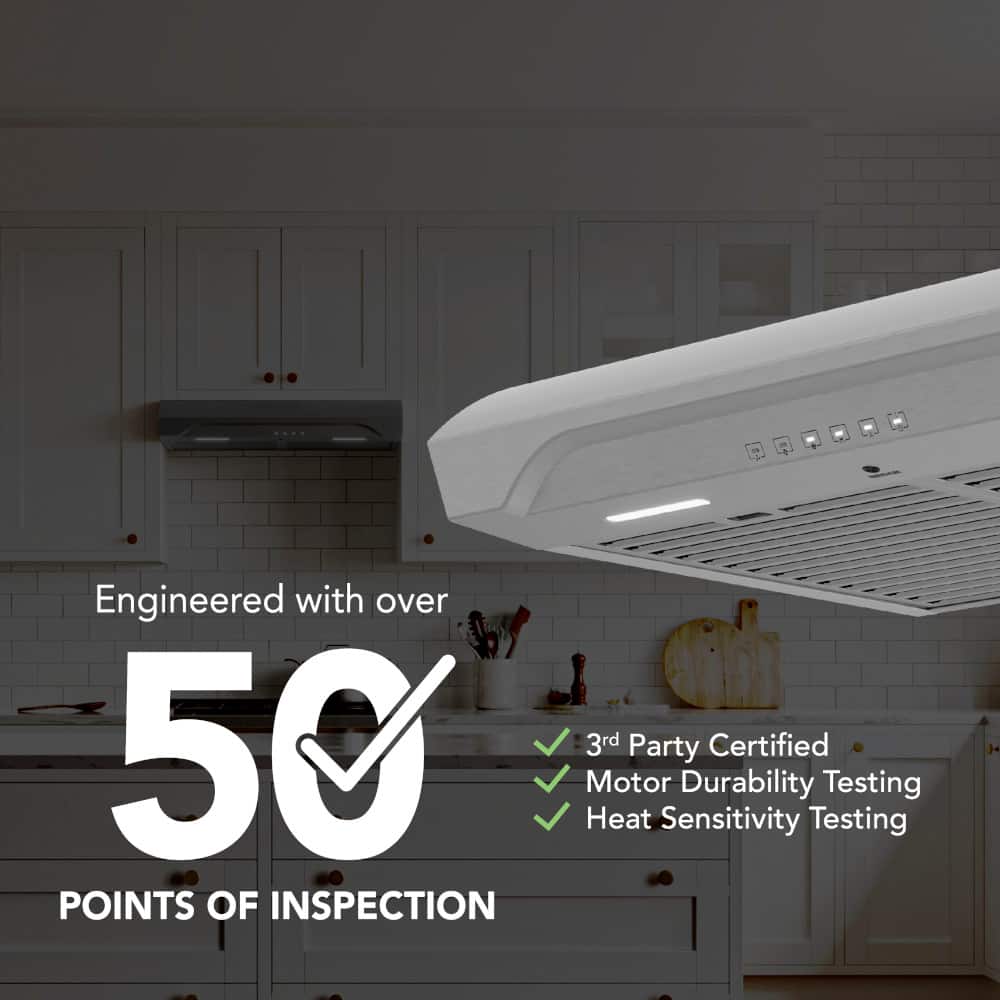 Broan - 30 inches - Convertible - Under cabinet Range Hood - Stainless Steel