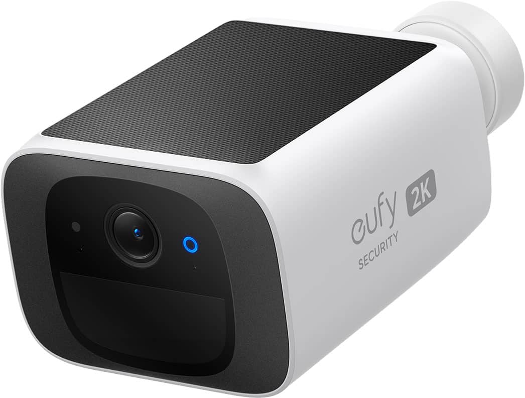 eufy - C20 Solar SoloCam 2K Wireless Outdoor Security Camera, Local Storage and No Monthly Fee - White
