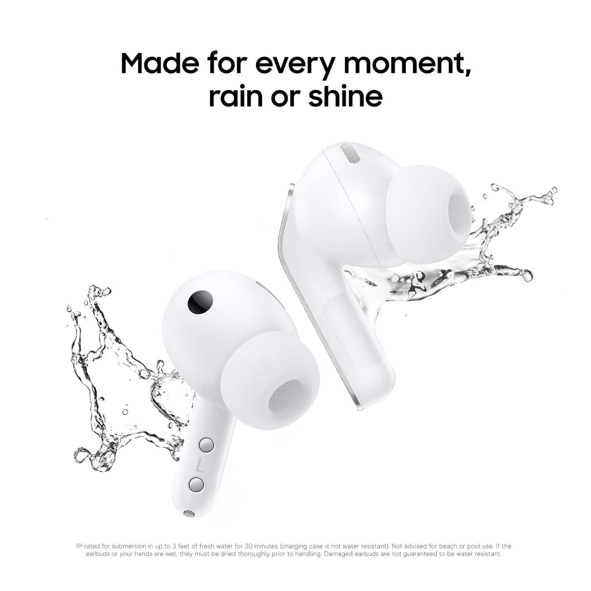 Samsung - Galaxy Buds4 Pro Wireless Earbud Headphones - White