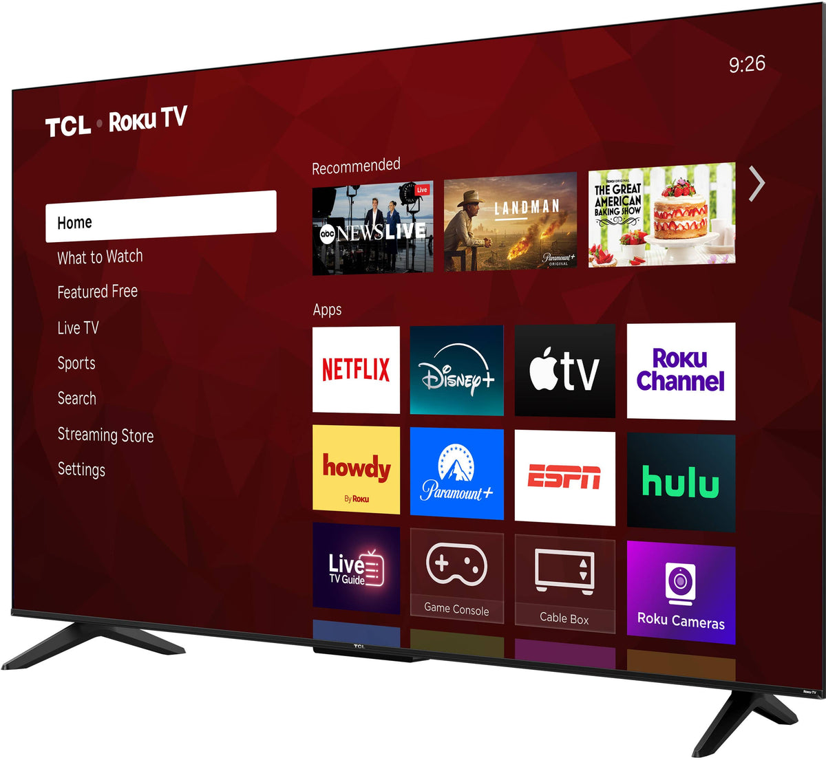TCL - 55" Class S-Series 4K UHD HDR LED Smart TV with Roku TV (2026)
