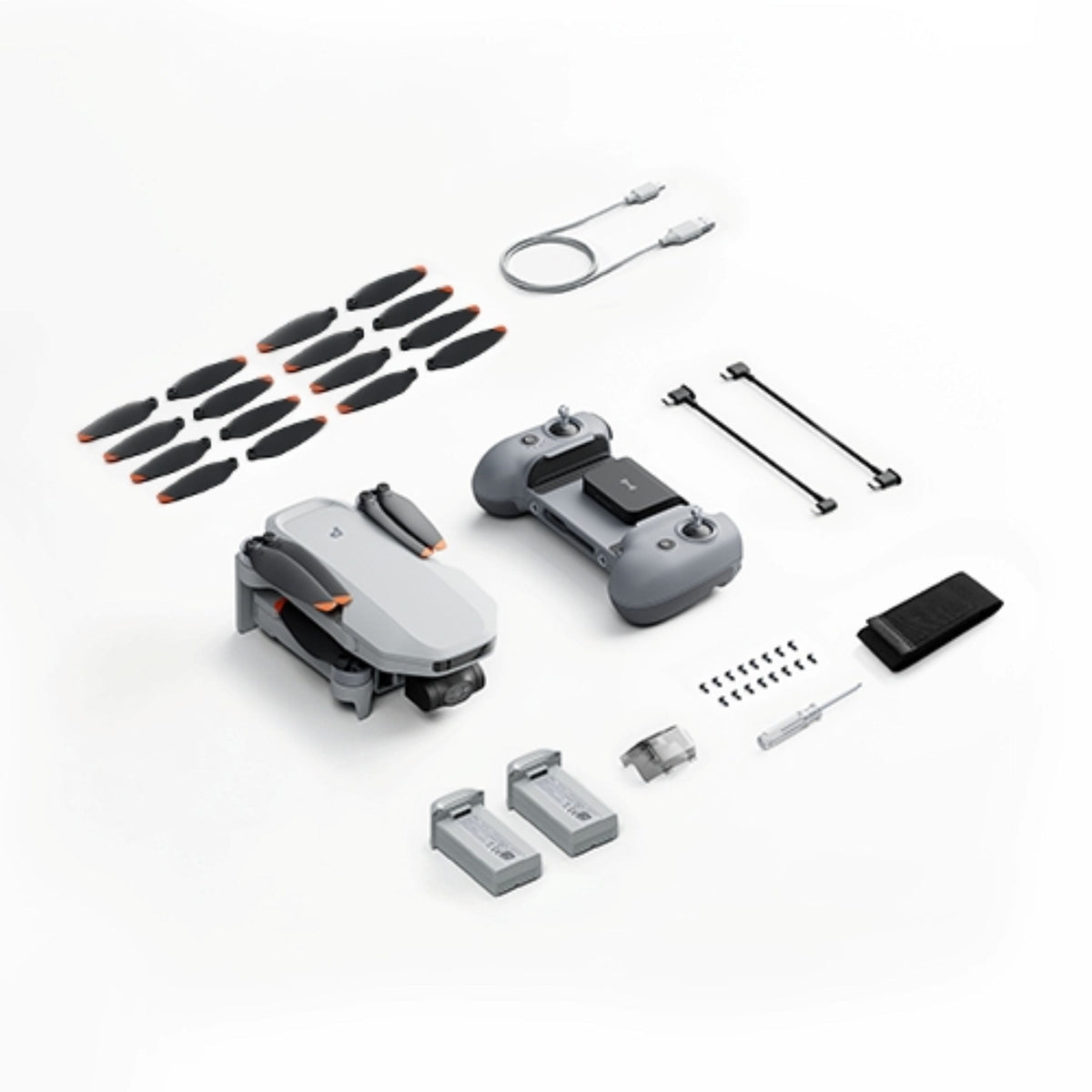 Potensic - ATOM 2 Fly More Combo Drone with Remote Controller - Gray