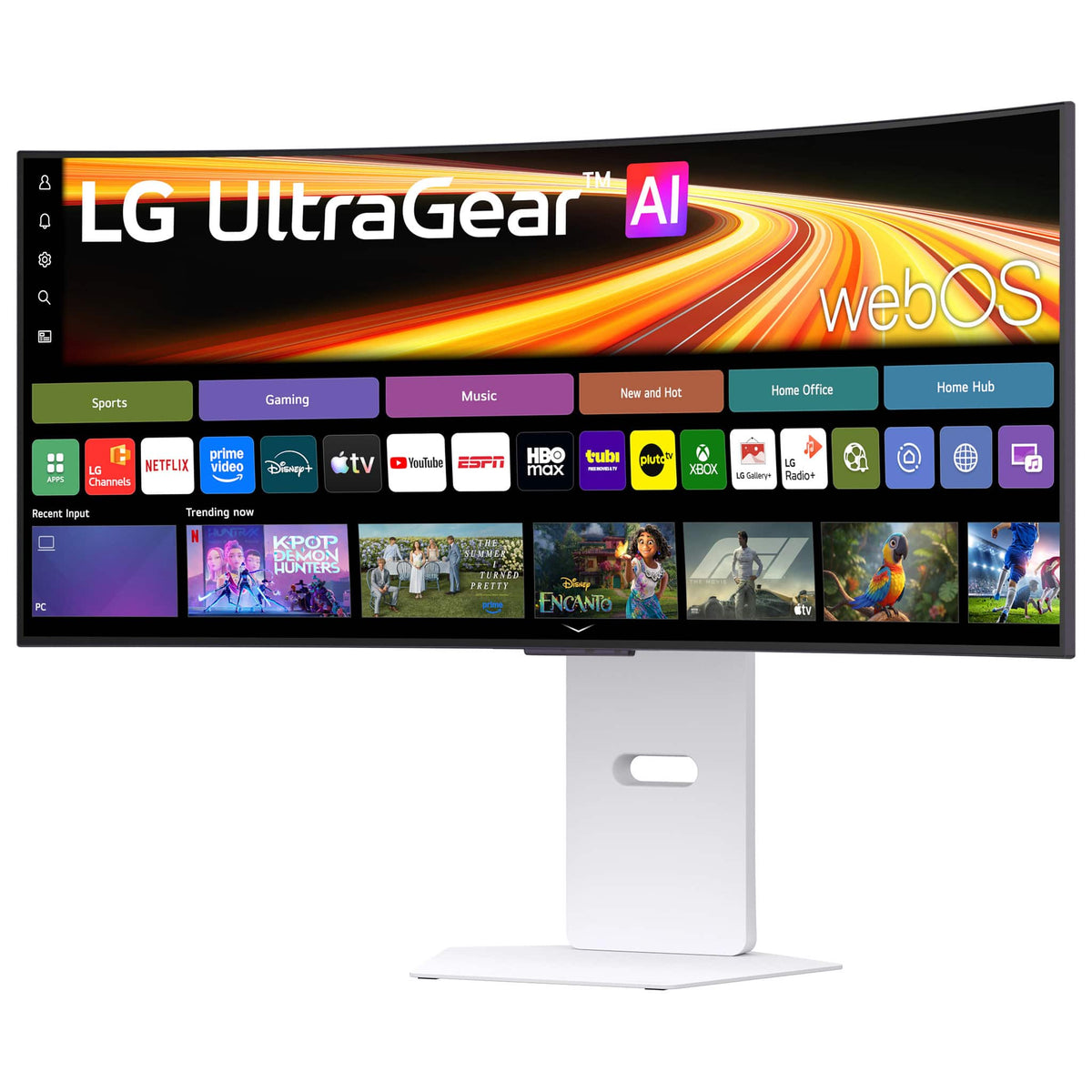 LG - UltraGear 34" OLED WQHD 240Hz 0.03ms G-SYNC FreeSync Premium Pro Gaming Monitor with DisplayHDR400 TRUE - White