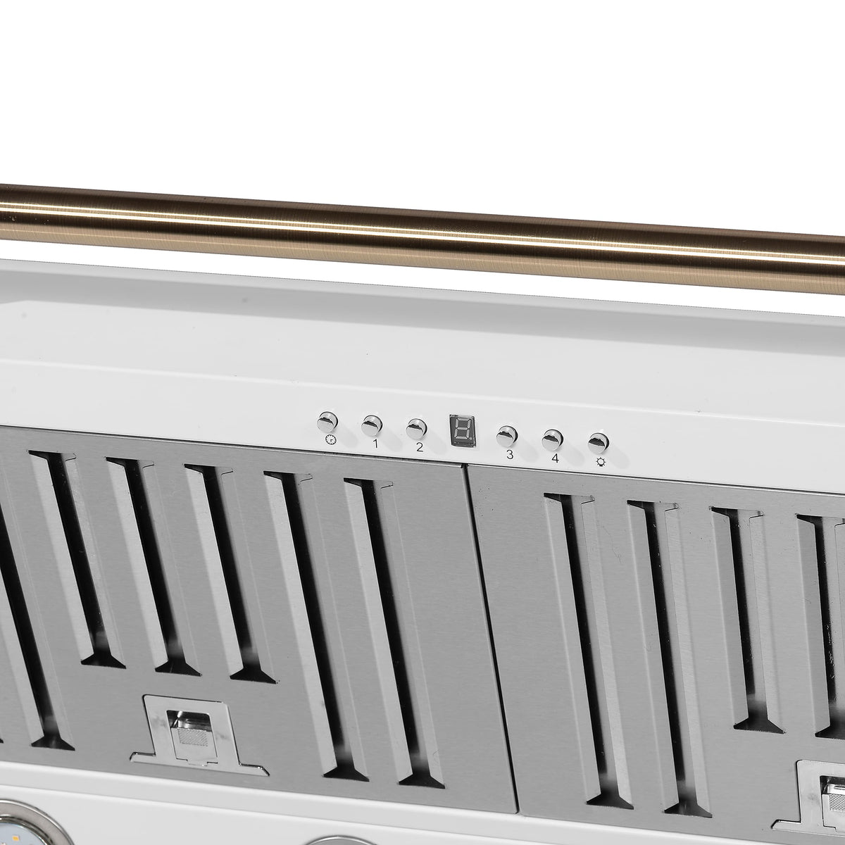 Forno Appliances - 36 inches - Externally Vented & Recirculating - Wall Range Hood - White