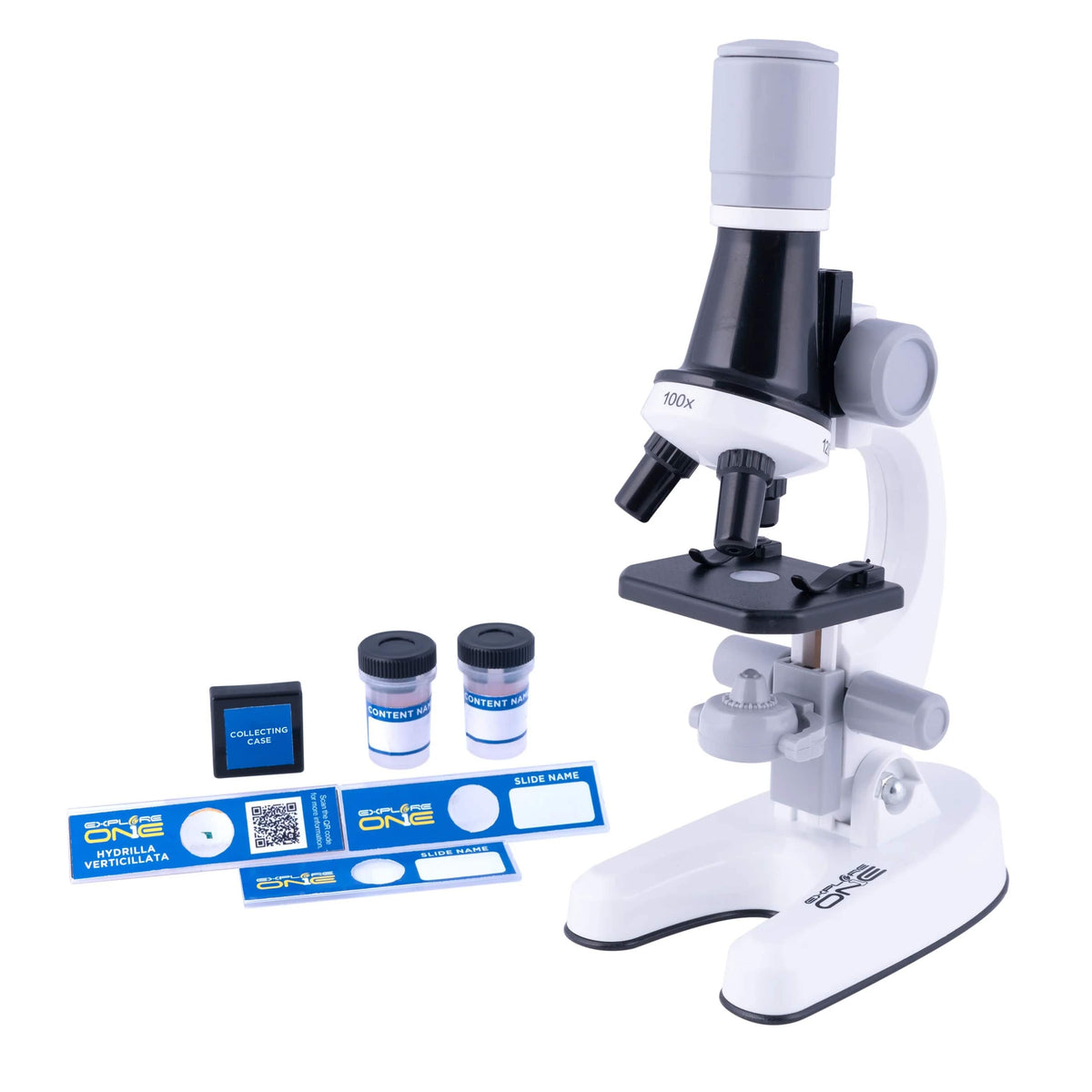 Explore One - ExploreOne 100x-1200x Microscope Set - Blue/White