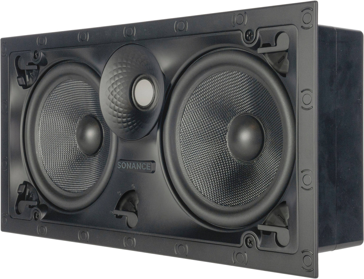 Sonance - VX66 LCR SINGLE SPEAKER - Visual Experience Series 6-1/2" 2-Way LCR (Left, Center, or Right) In Wall Speaker (Each) - Paintable White