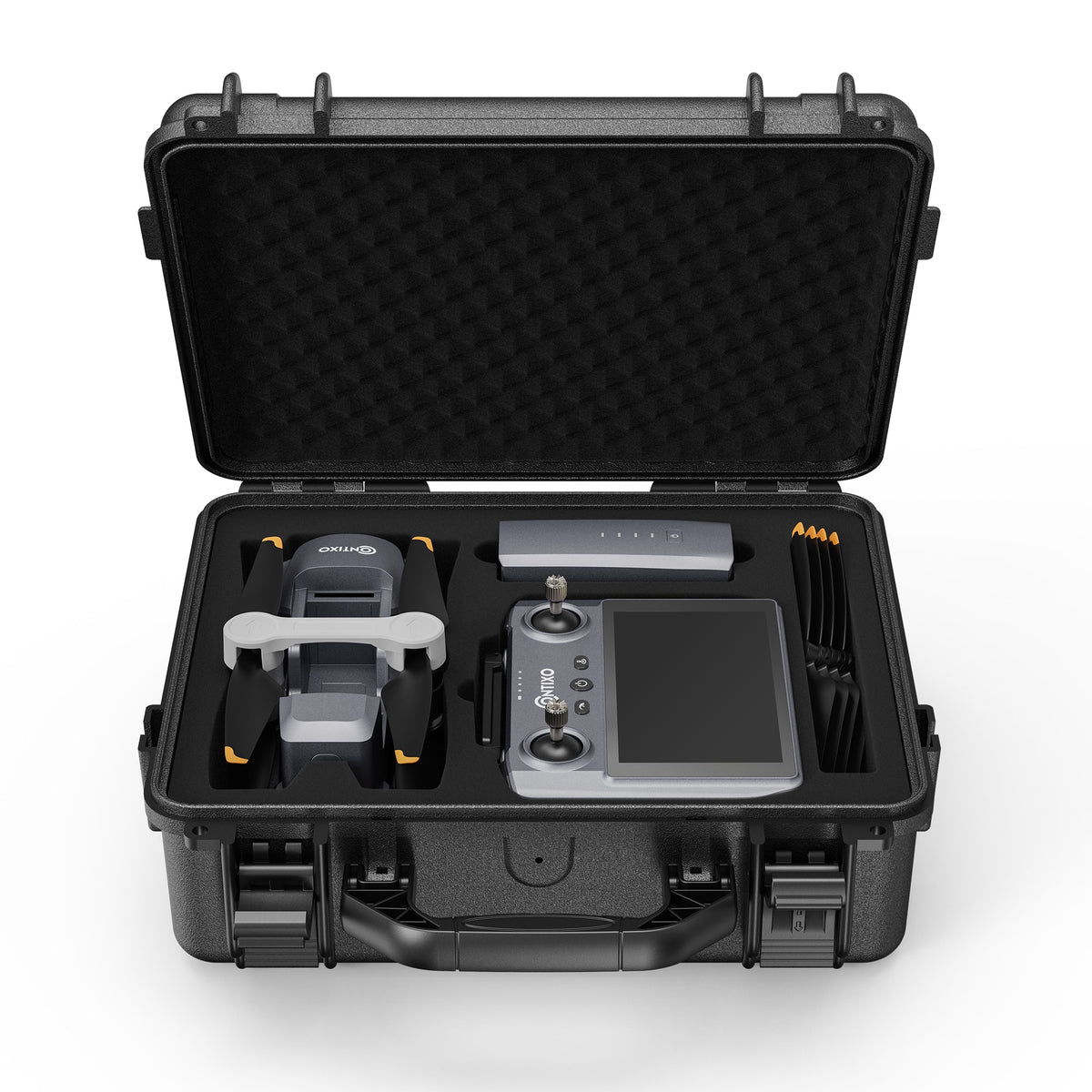 Contixo - F33 Vortex 4K GPS Drone with 2-Axis Gimbal, 6KM Range, 40-Min Flight, 5.5" HD Screen & Brushless Motor - Dark Gray