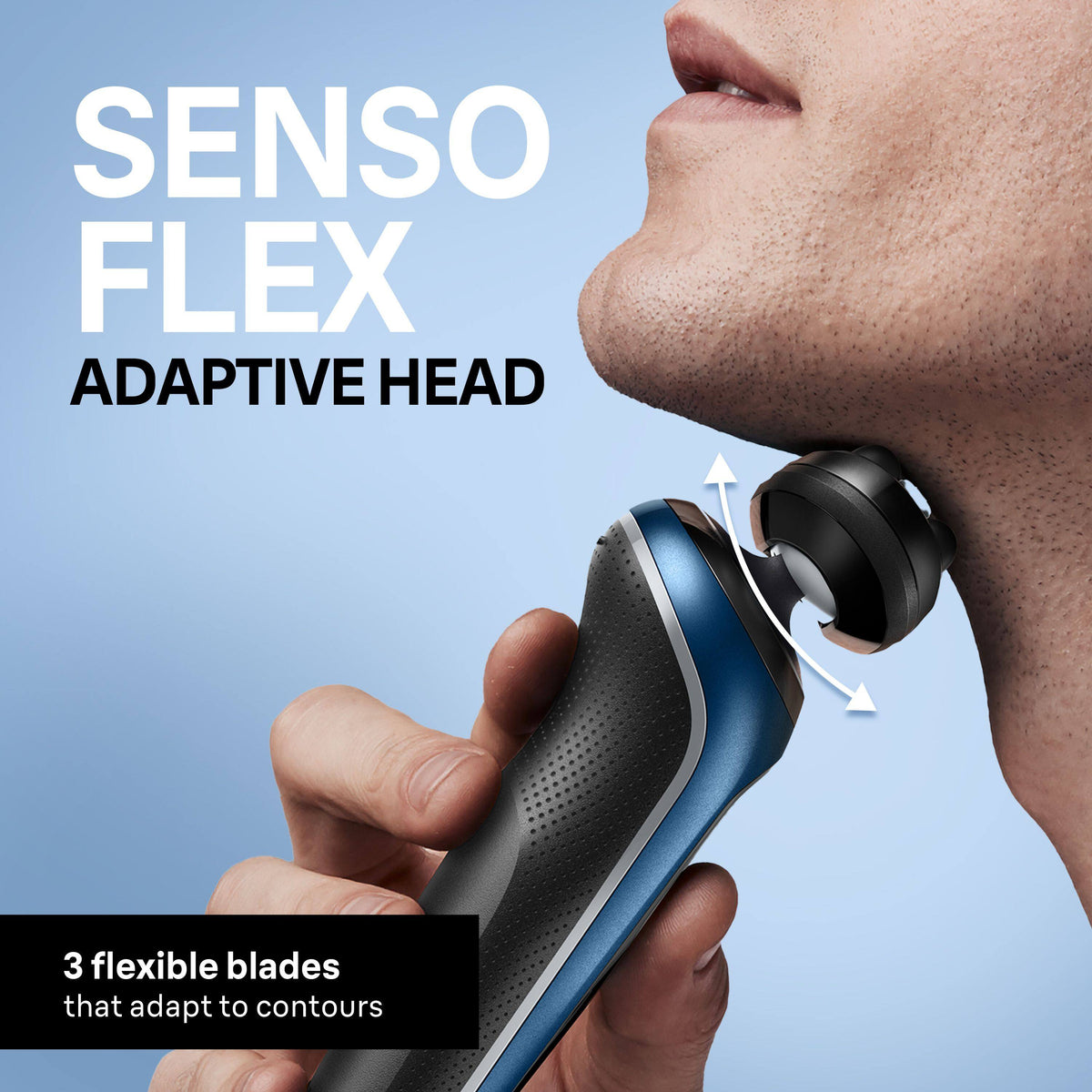 Braun - Series 6 Wet/Dry Electric Shaver - Blue