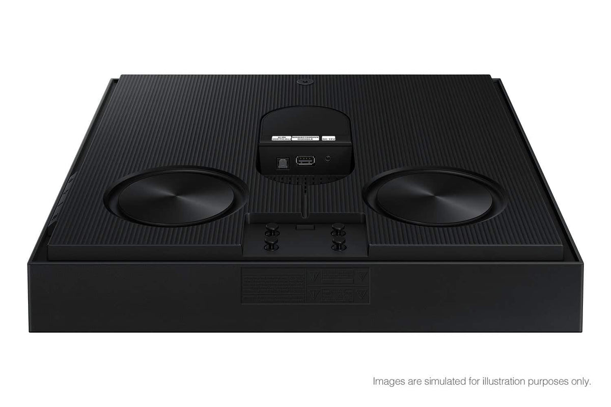 Samsung - HW-LS60D Music Frame Smart Speaker/Picture Frame, Dolby Atmos - Black