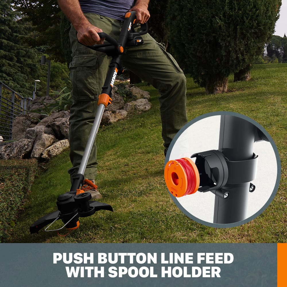 WORX - WG930.2 20V Trimmer & Blower Kit - Black