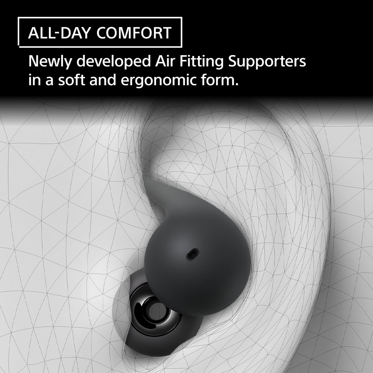 Sony - LinkBuds Open True Wireless Earbuds - Black