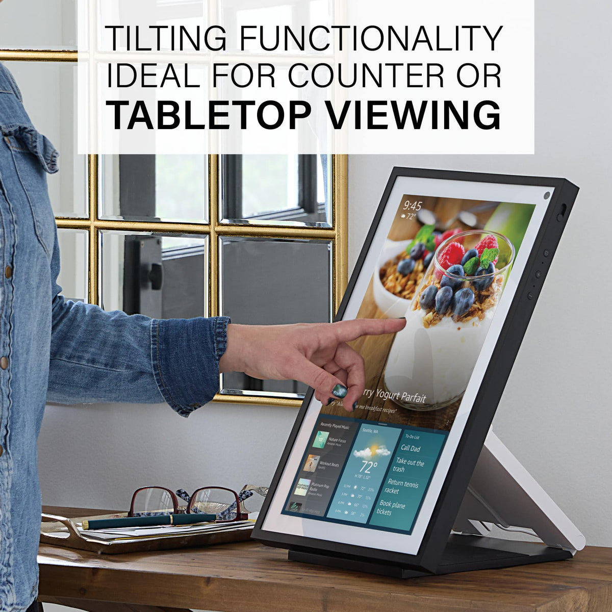 Sanus - Echo Show 15 Tilt Stand - White