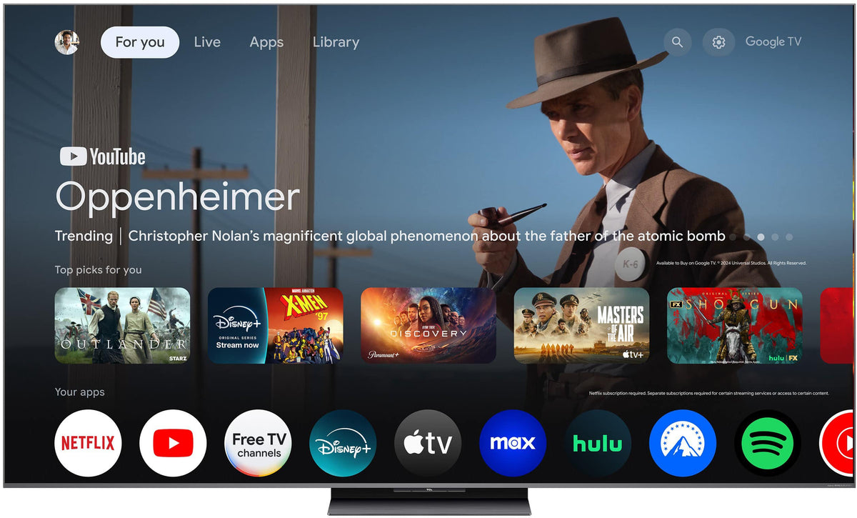 TCL - 75" Class QM8K Series 4K UHD HDR QD-Mini LED Smart TV with Google TV (2025)