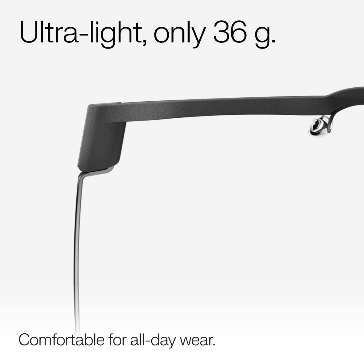Even Realities - Even G2 B - Everyday Display Smart Glasses, Camera-free, Privacy First - Gray