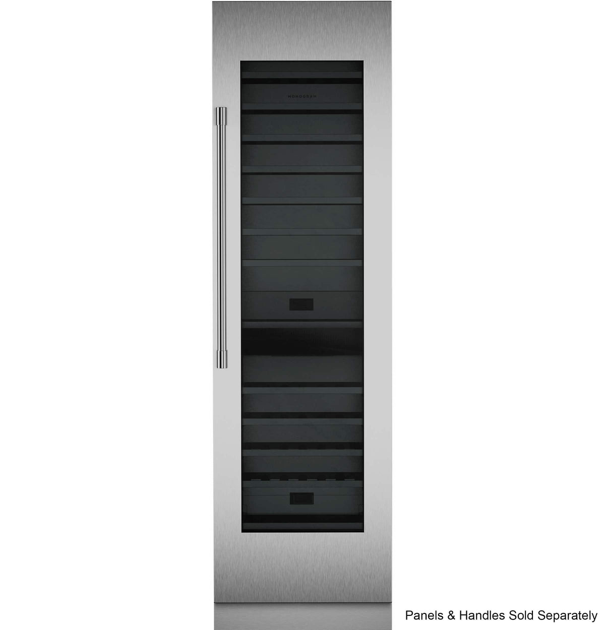 Monogram - 24" Wine Column Door Panel - Right - Stainless Steel