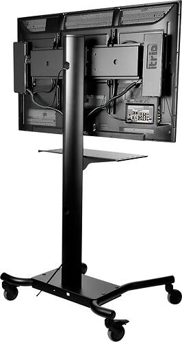 Peerless-AV - SmartMount Flat Panel Cart For 32" to 75" displays - Black