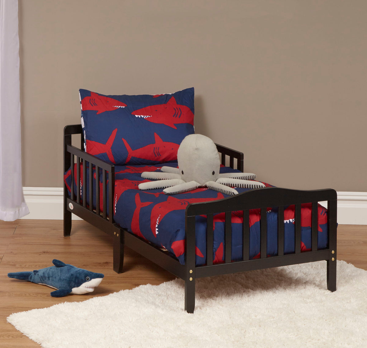 Blaire - Cama infantil con barandillas de seguridad
