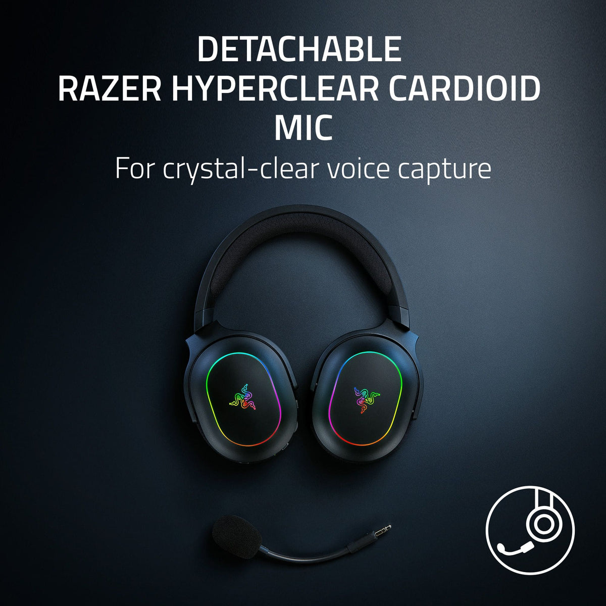 Razer - Barracuda X Chroma Bluetooth Wireless Over-the-Ear Gaming Headset for PC, Mac, Playstation, Switch, Steam Deck, Mobile - Black