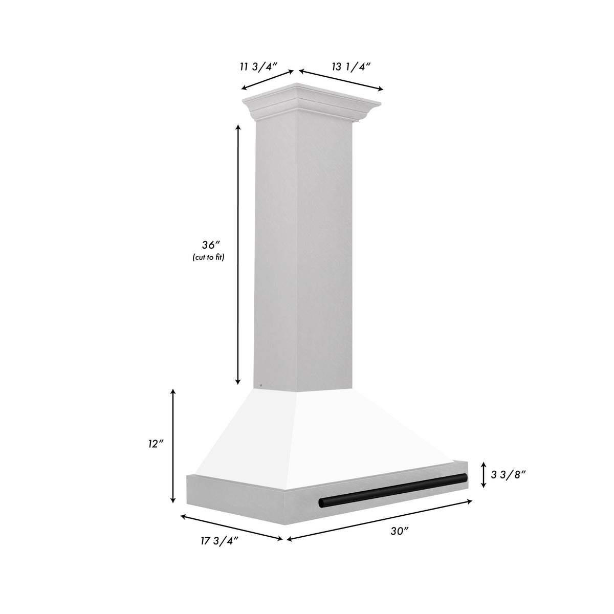 ZLINE Autograph Edition - 30 inches - Externally Vented - Wall Range Hood - Stainless Steel