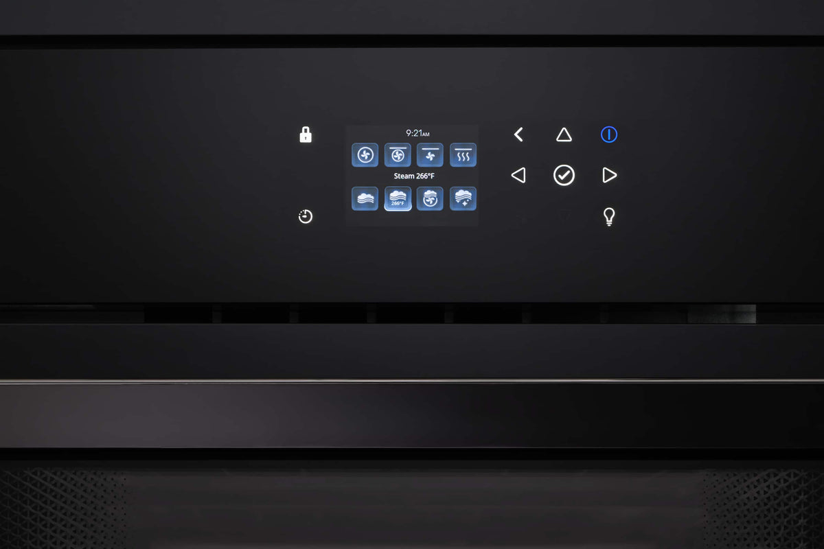 30” Viking RVL Collection Built-In Electric Steam Oven - Black Glass
