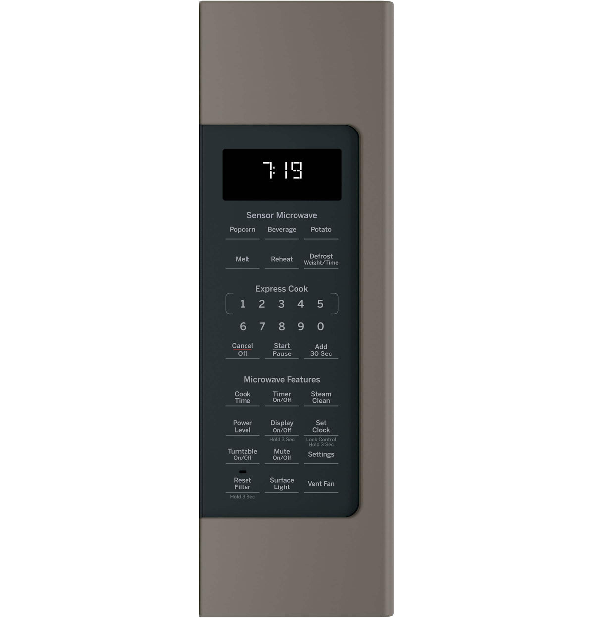 GE - 1.9 Cu. Ft. Over-the-Range Microwave with Sensor Cooking and Steam Cleaning - Slate
