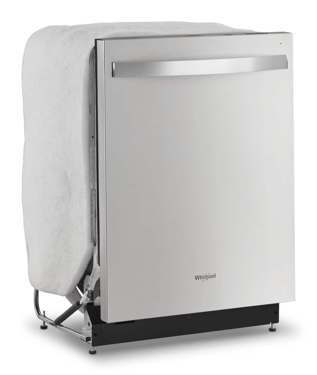 Whirlpool - 24 inch Quiet Dishwasher with 3rd Rack - Stainless Steel