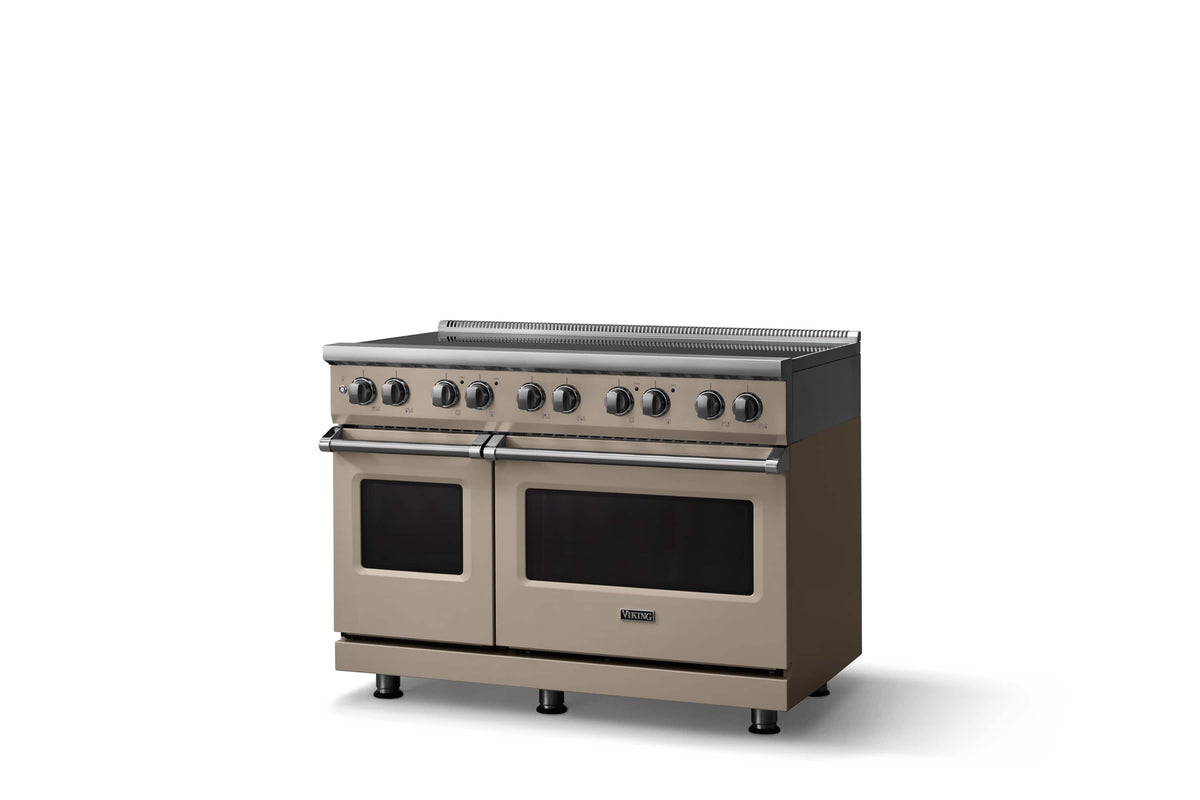 Viking - 48 in. Wide 6 Elements Pro 5 Series 7.3 Cu. Ft. Freestanding 6 Element Induction Convection Range - Nantucket