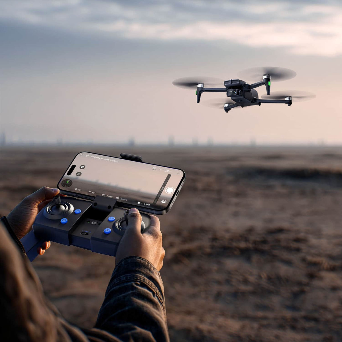 Snaptain - S5C Ultra 1080p Camera Drone with Remote Controller - Gray