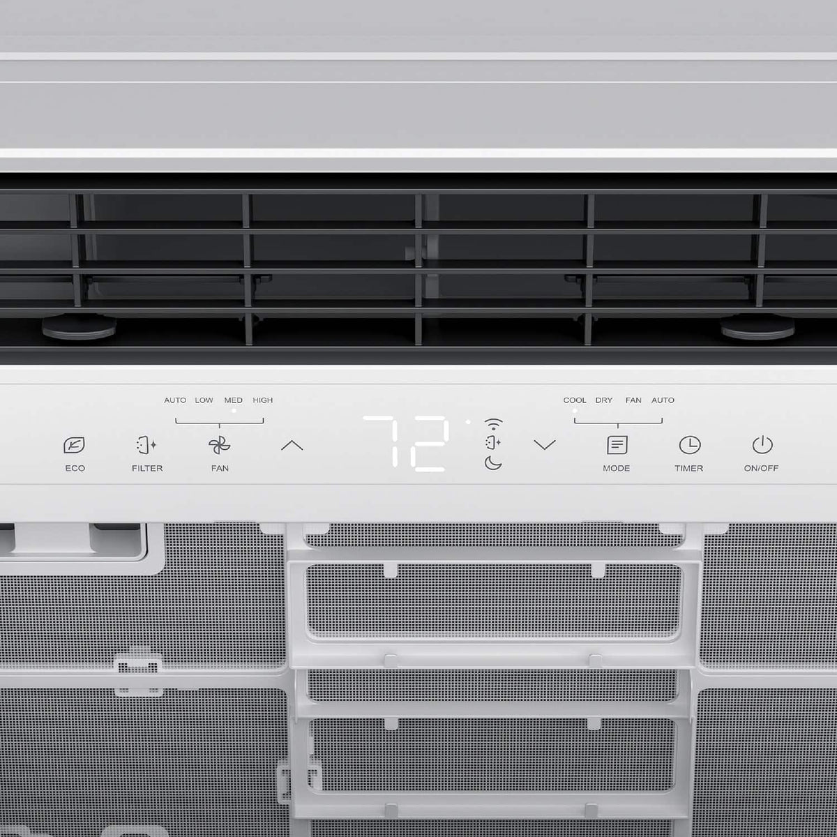 TCL - 700 Sq. Ft. 14,000 BTU Smart Window Air Conditioner, Digital, Remote Included - White