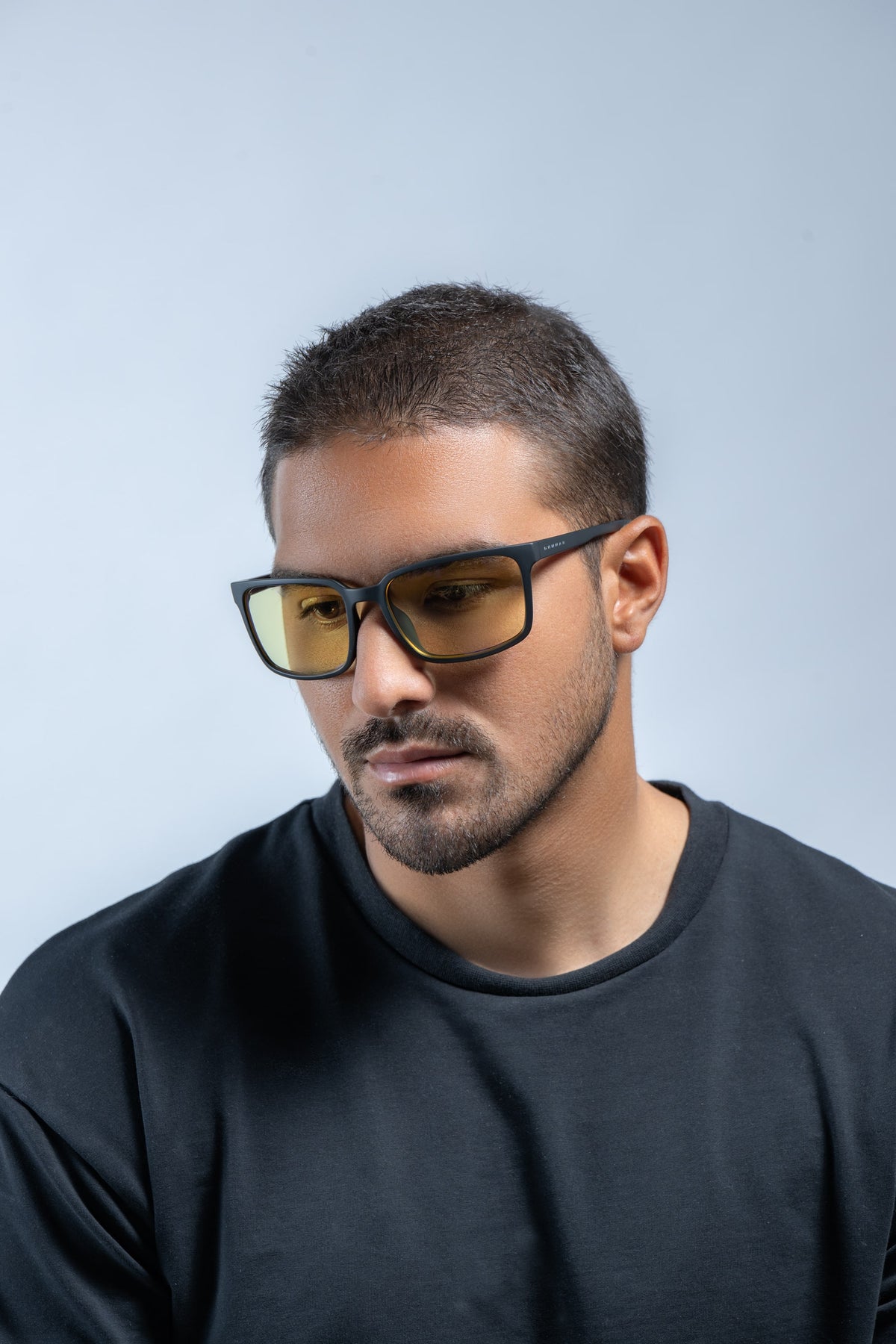 GUNNAR - Mammoth Computer Glasses with Blue Light Reduction, Amber Lenses - Onyx