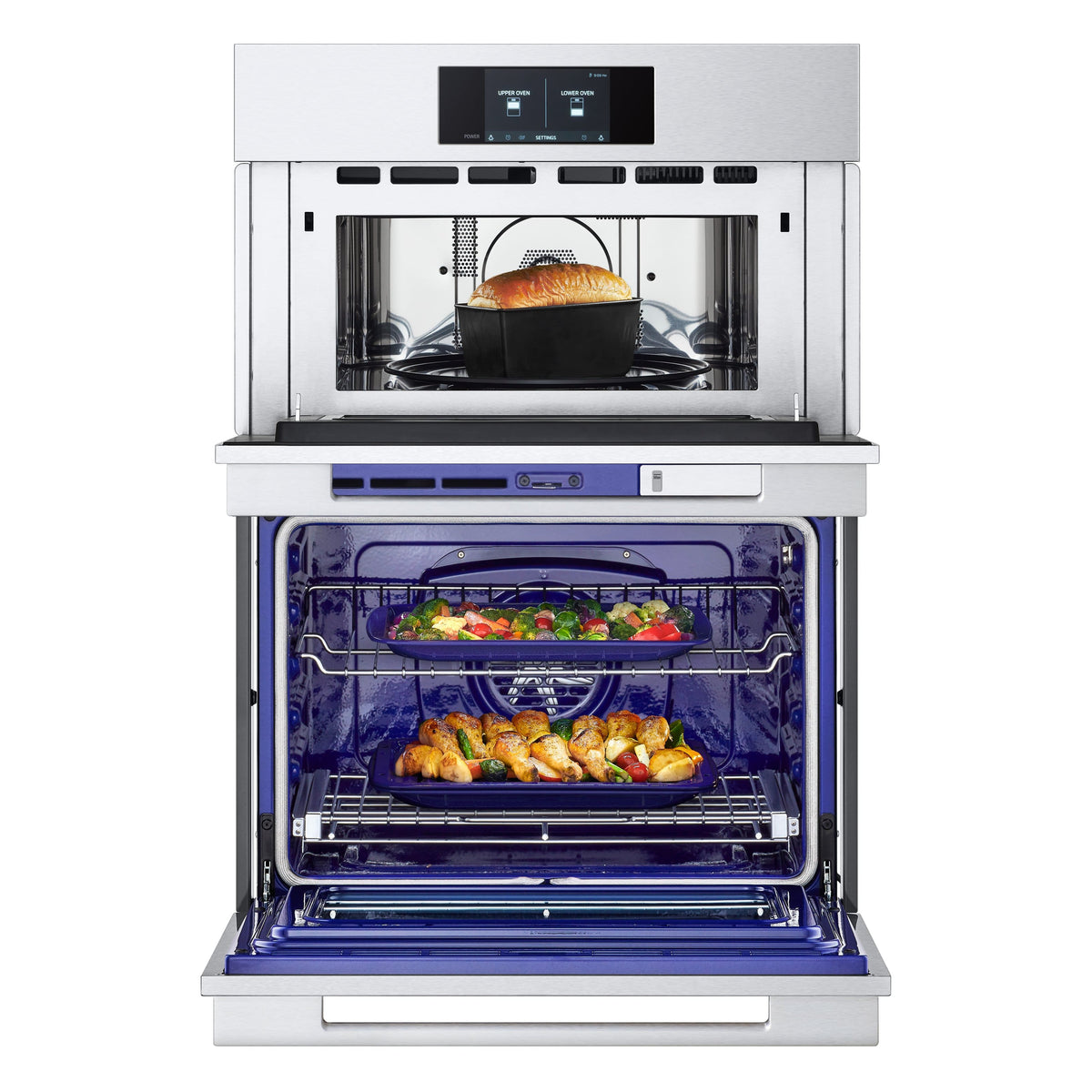 SKS - 30 in Built In Combination Wall Oven with Steam - Satin Stainless Steel