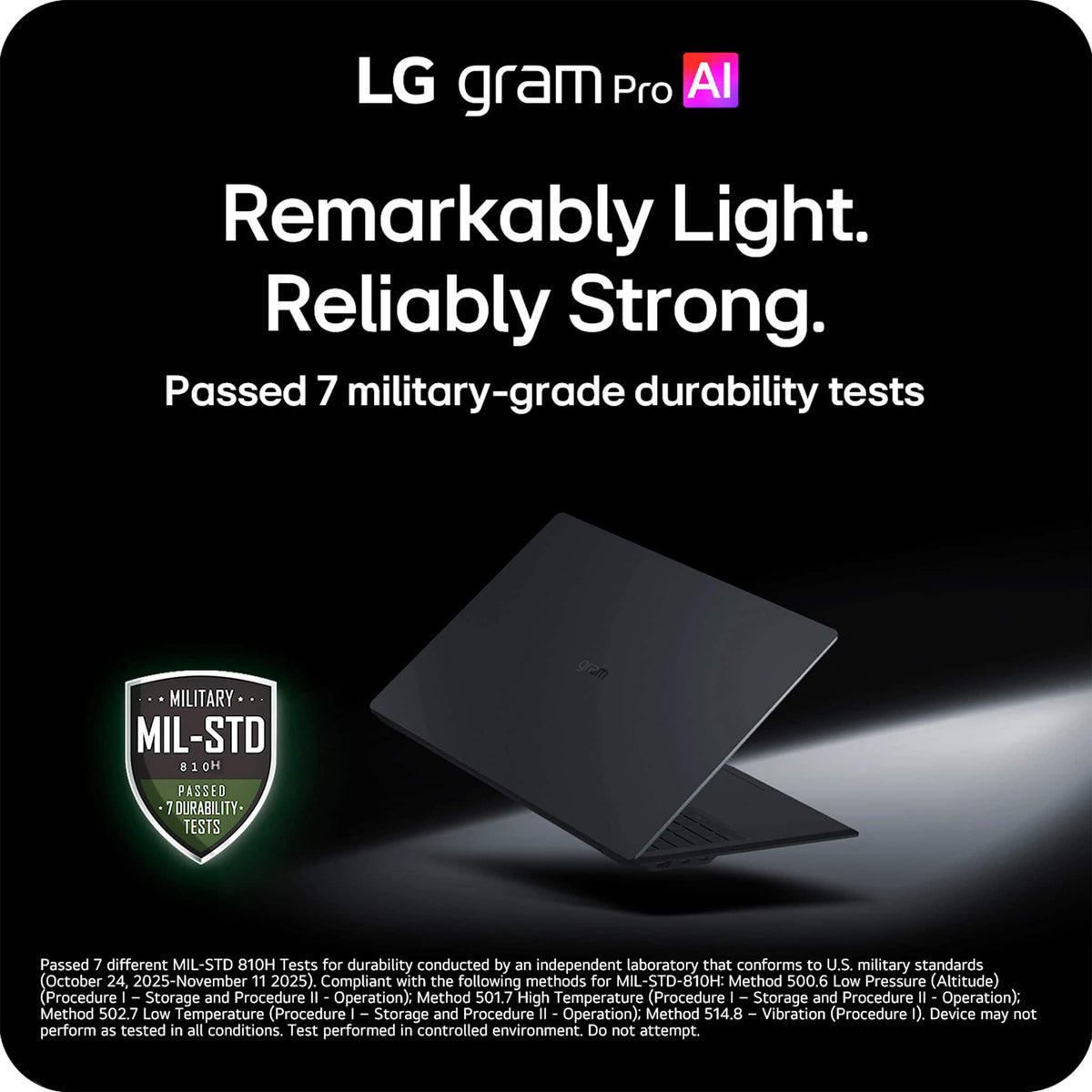 LG - gram Pro 16" 120Hz 3K OLED Laptop Intel Core Ultra X7 Processor 358H with 32GB RAM - 1TB SSD - Copilot + PC - Aerominum Black
