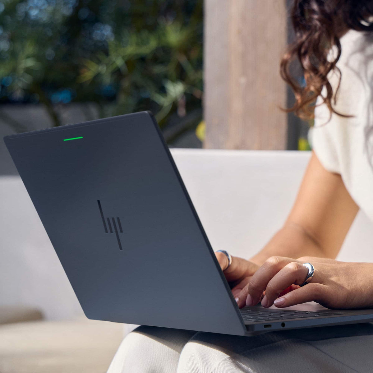 HP - 14" 3K OLED Touchscreen Googlebook - Snapdragon X Elite - 16GB Memory - 512GB SSD - Atmospheric Blue