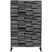 Outdoor & Indoor Freestanding Metal Privacy Screen