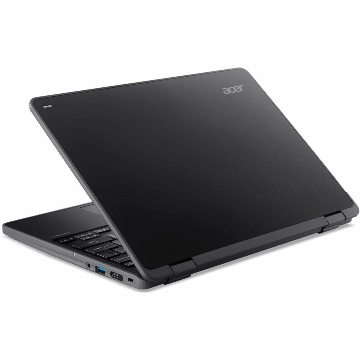Acer - TravelMate B3 Spin 12 TMB312R-31 2-in-1 12.2" IPS LCD 1920 x 1200 (WUXGA) Touch Screen Laptop - Intel N-Series -128 eMMC - Black