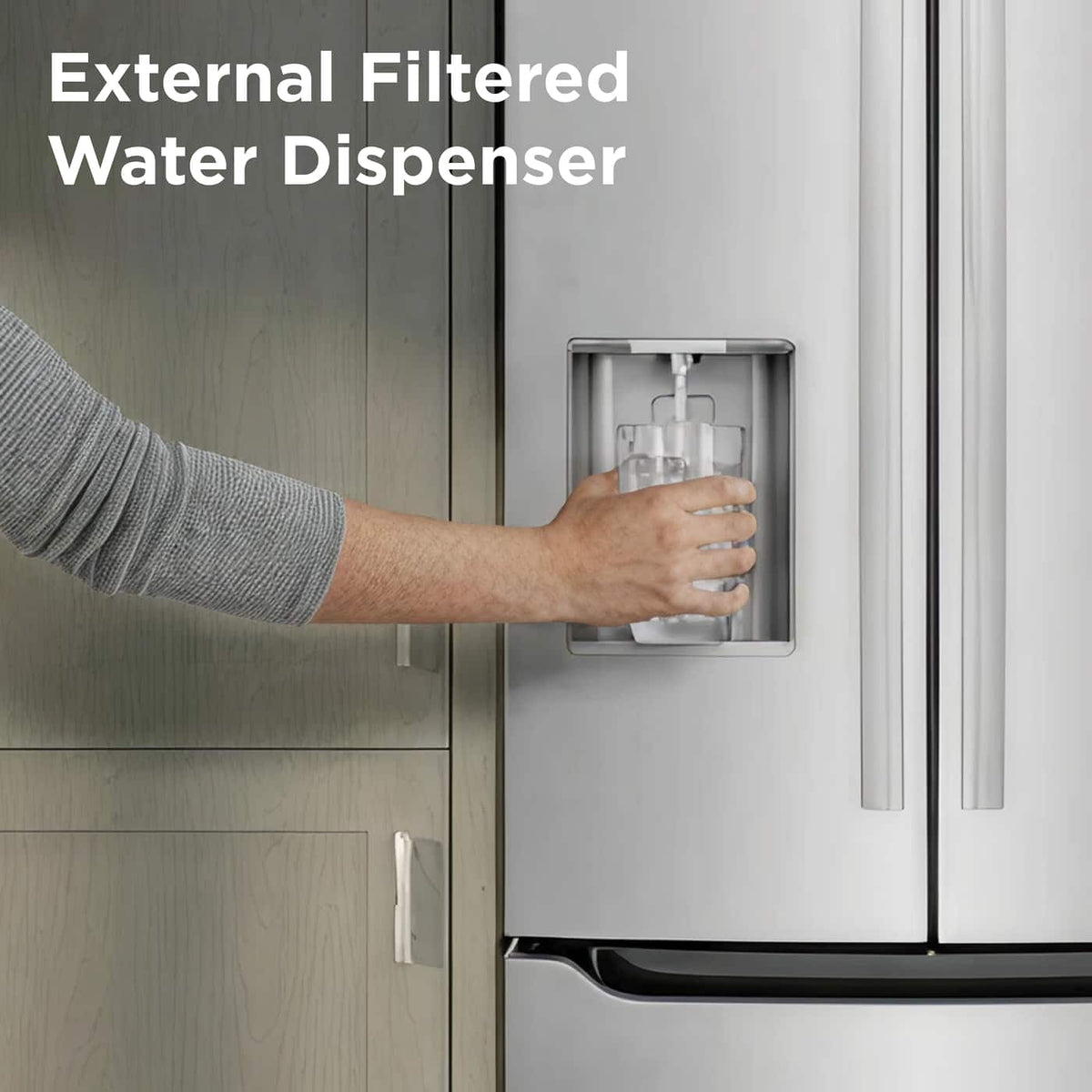 Frigidaire - 20 Cu. Ft. Standard-Depth French Door Refrigerator - Stainless Steel