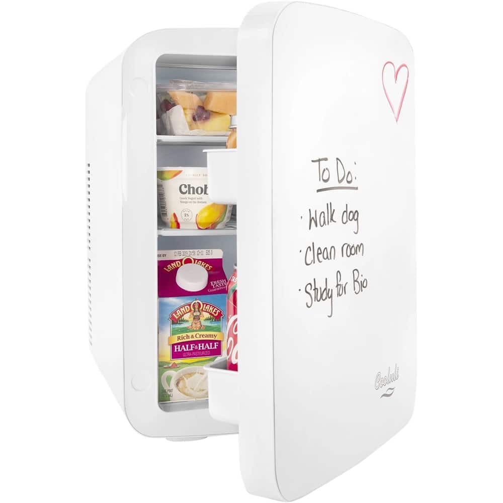 Cooluli - Vibe 0.5 Cu. Ft. Mini Fridge - White