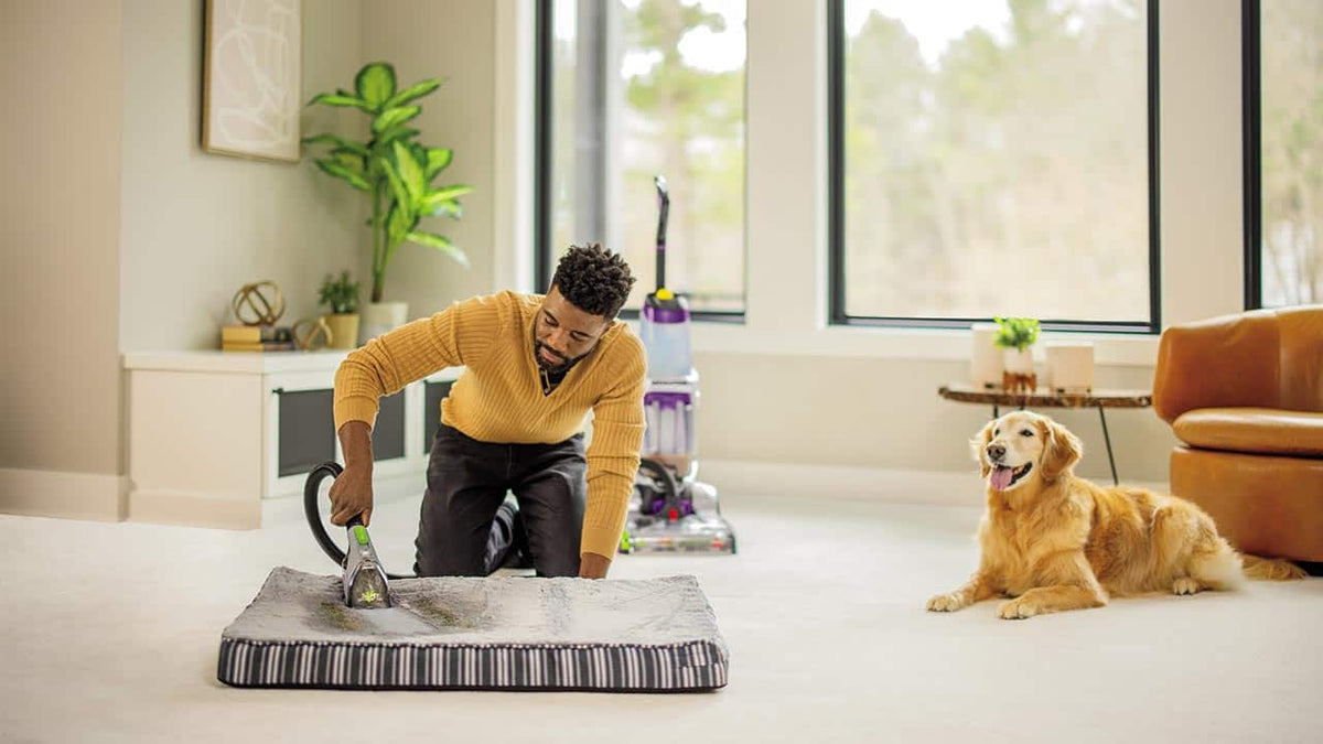 BISSELL - PET PRO OXY Urine Eliminator Formula-Upright Carpet Cleaners (48oz) - Silver