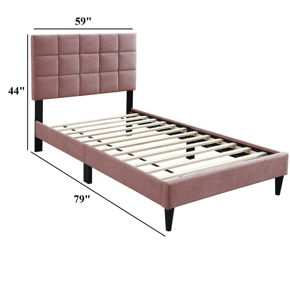 Cama moderna con cabecero ajustable