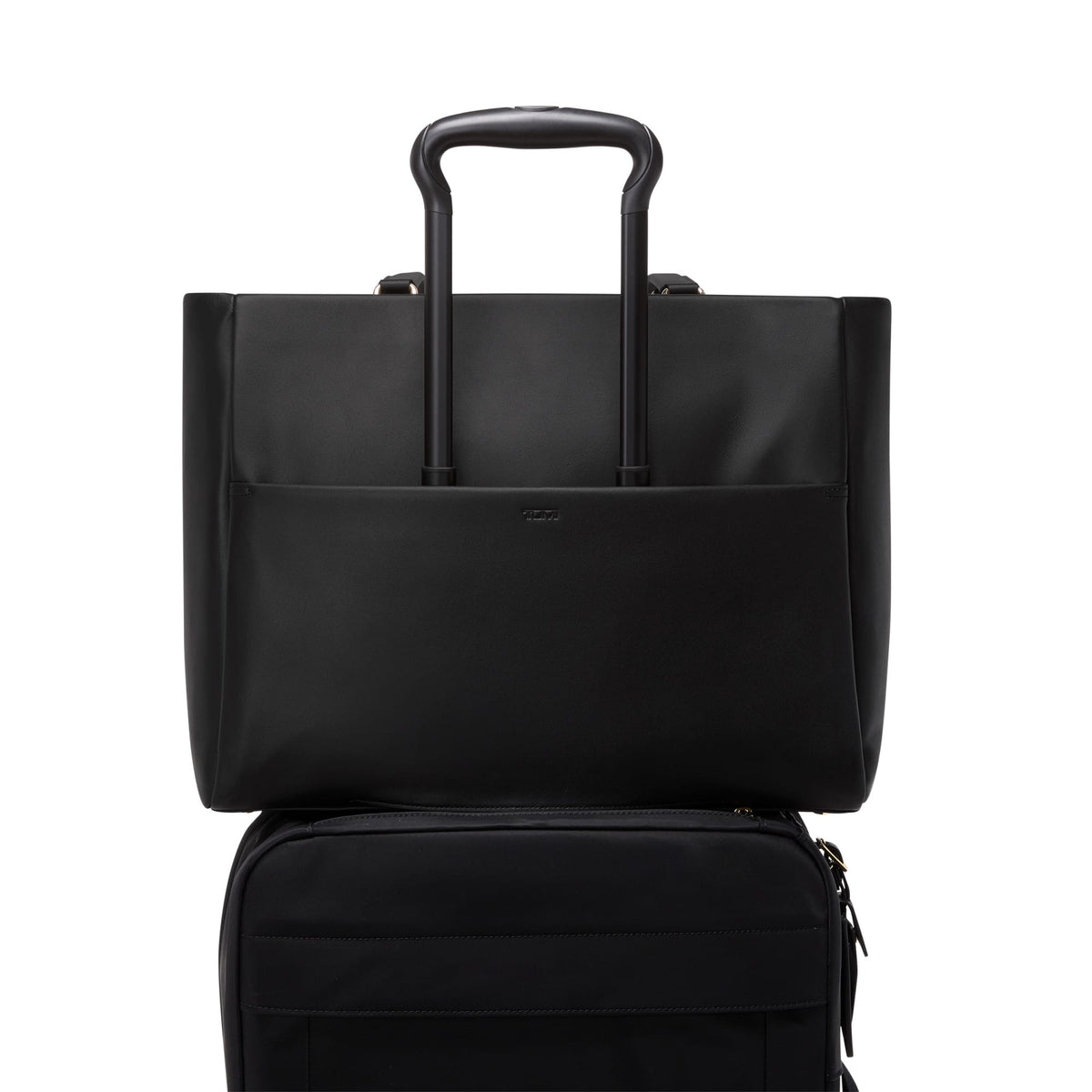TUMI - Voyageur Vail Large Tote - Black/Light Gold