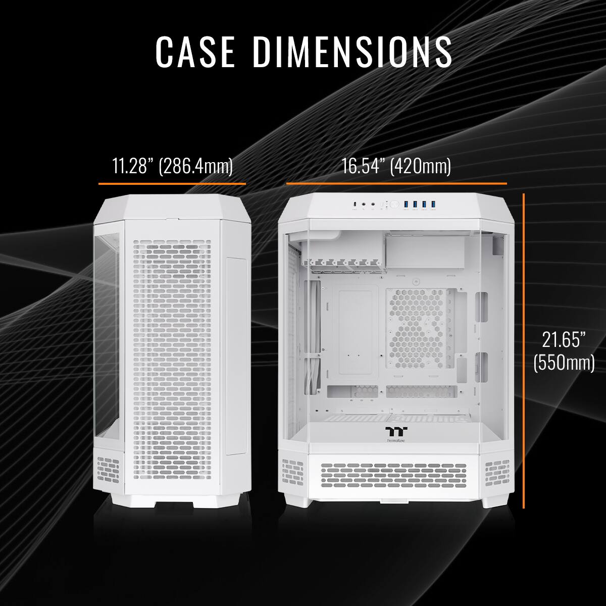 Thermaltake - Reactor u2880S Gaming Desktop Intel Core Ultra 9 285K 2025, 32GB Memory, NVIDIA GeForce RTX 5080, 2TB SSD NVMe M.2 - Snow
