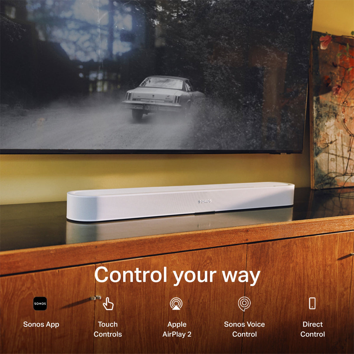 Sonos - Beam Ultra 7.1.2 Channel Smart Soundbar with Dolby Atmos - White