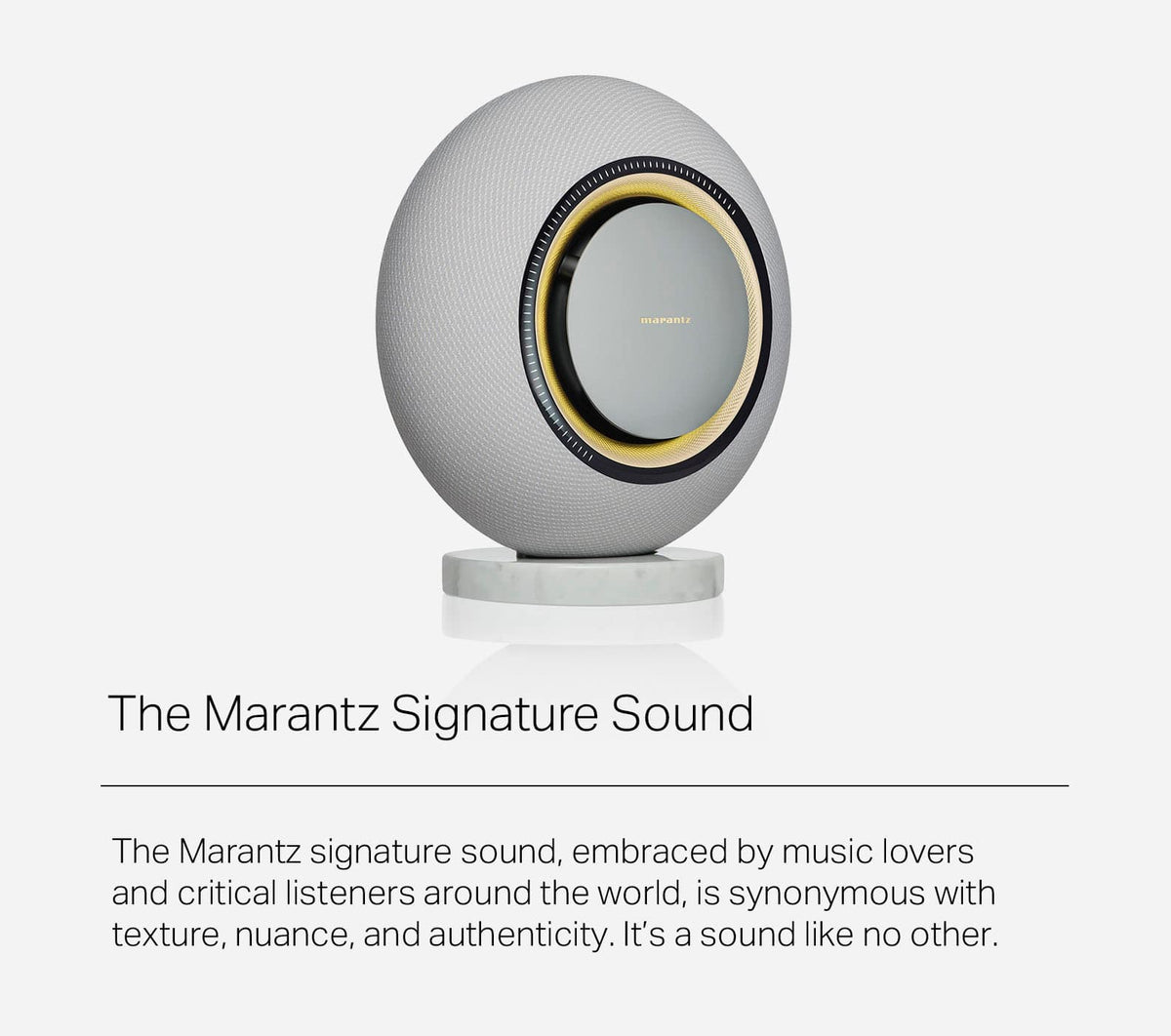 Marantz - Horizon 6.5" Hi-Res 745W Wireless Speaker (Each) - Champagne