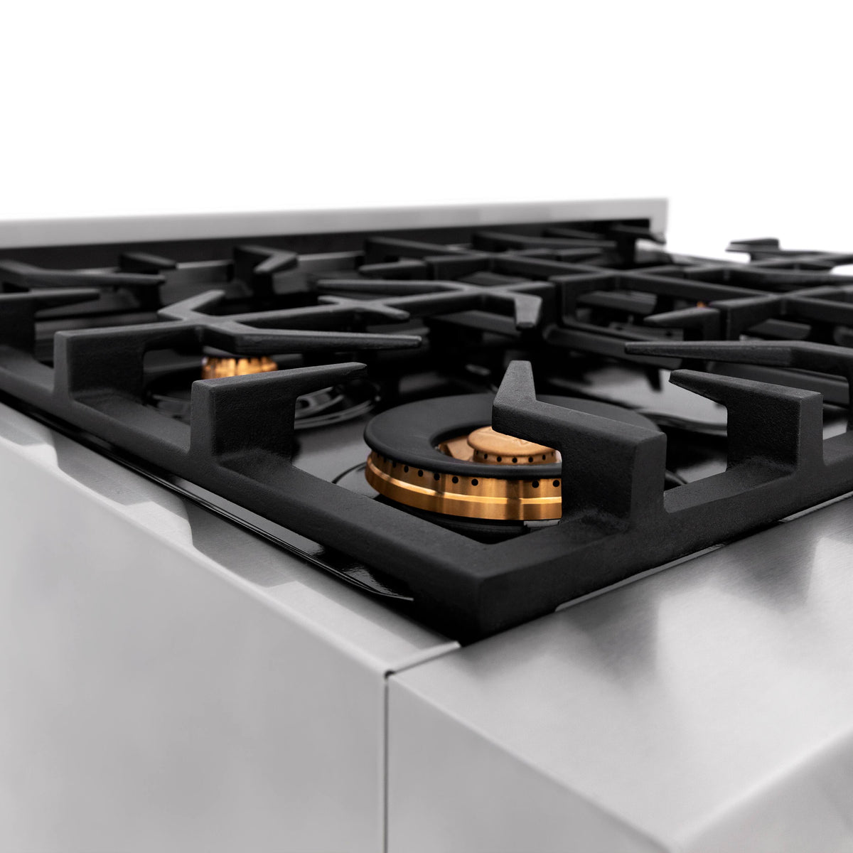 ZLINE - 30 in. Wide 4 Burner Legacy Dual Fuel Range w/ Gas Cooktop & Electric Oven (RA-BR-30) - Stainless Steel