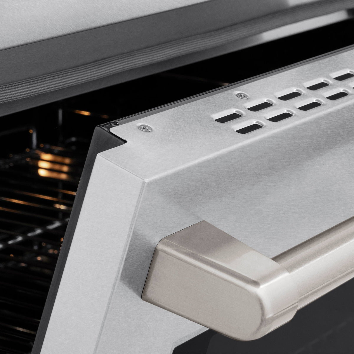 ZLINE - 36 in. Wide 5 Elements 5.2 cu. ft. Paramount Freestanding Induction Range with Electric Oven - Satin Stainless Steel