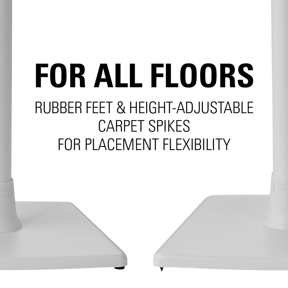 Sanus - Speaker Stand - White