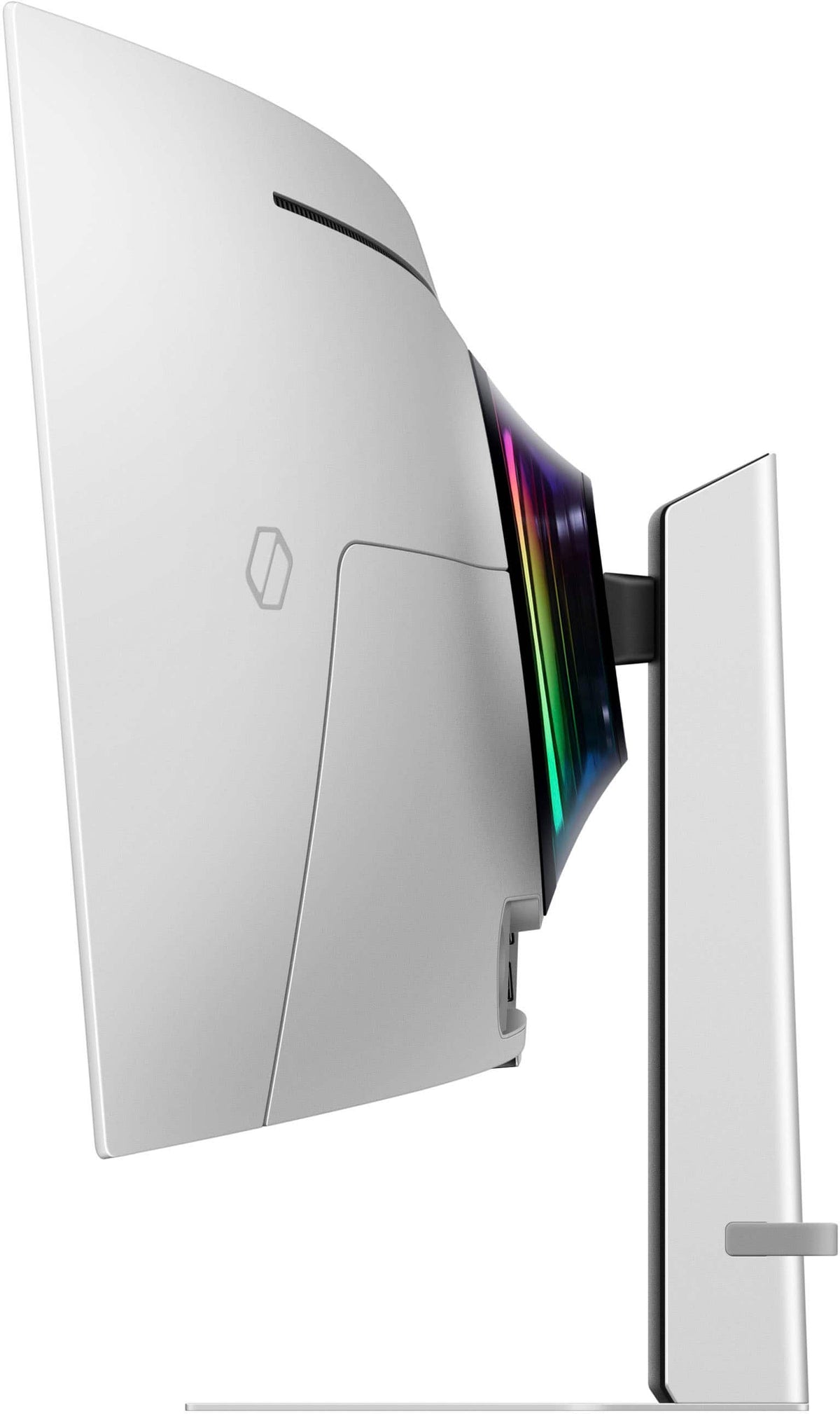 Samsung - 49" Odyssey OLED G9 (G93SD) Dual-QHD 240Hz 0.03ms G-Sync Compatible Curved Glare Free Gaming Monitor - Silver